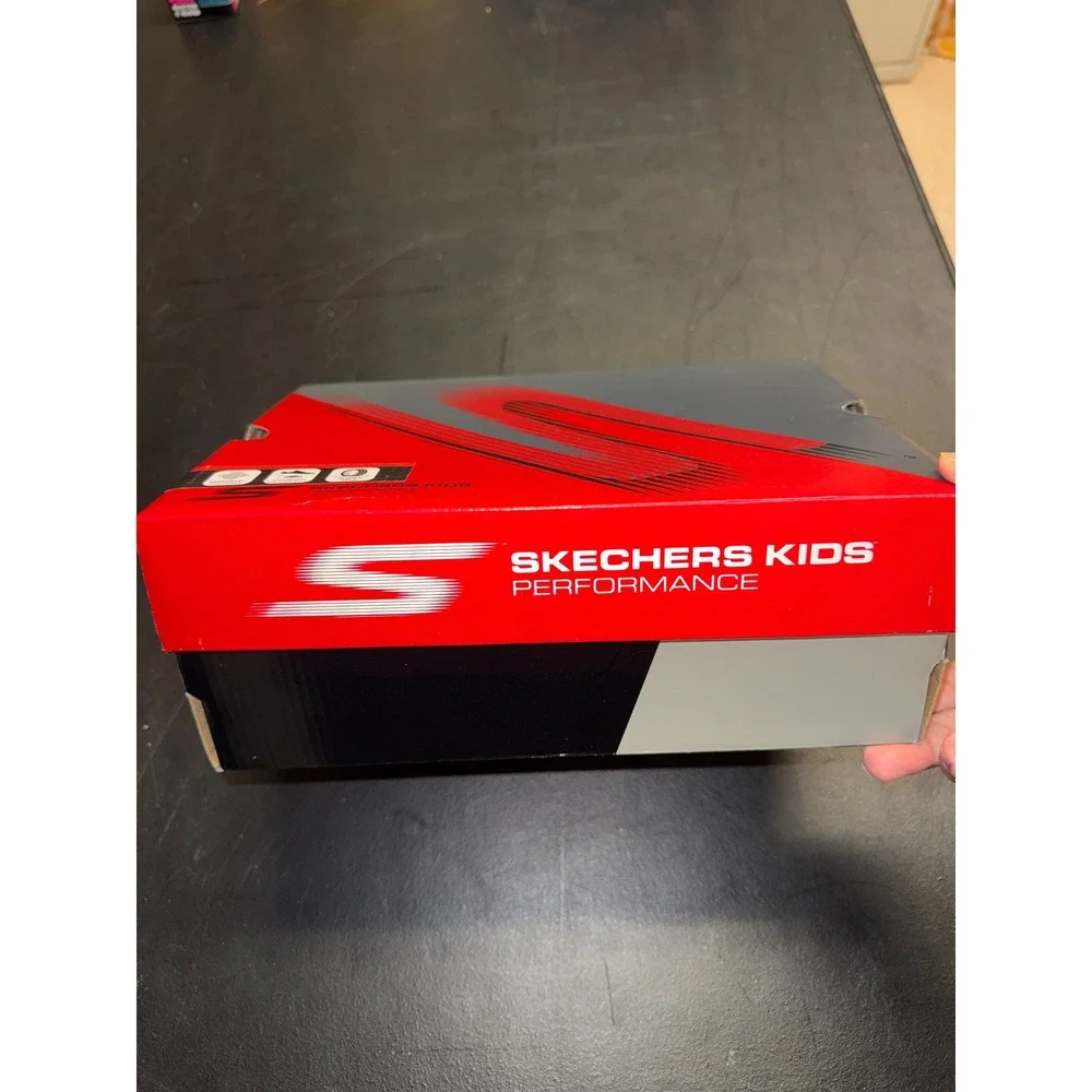 Skechers Kids Elite Sport Stride Lime Blue Sneakers 403953L LMBL Size 4 NEW